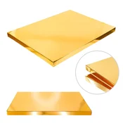 shumee Podstavek za torto pravokotni zlati 30x40 cm 2 cm kvadratni boben Premium Brand4Cake