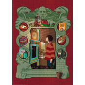 Ravensburger Puzzle 165162 Harry Potter Družina Weasley, 1000 kosov