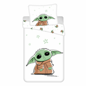 Bombažna otroška posteljnina 140x200 cm Star Wars Baby Yoda – Jerry Fabrics
