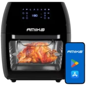 Amiko Friteza na vruci zrak sa grilom, 1700W, 12 lit., WiFi - A80 WiFi