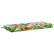 Vidaxl Blazina za klop SOEST 100% poliester večbarvno 110 x 50 x 8 cm