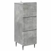 Ormar s ladicama Betonska siva 33 x 34,5 x 92 cm