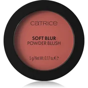 Catrice Soft Blur Powder Brush rdečilo v prahu z mat učinkom odtenek 060 Berry me later! 5 g