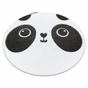 eoshop Preproga PETIT PANDA bela ( - Velikost: krog 160 cm)