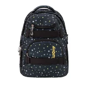 WAVE NAHRBTNIK ŠOLSKI 33872A Black and yellow dots