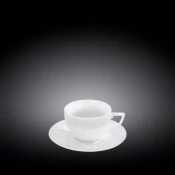 Skodelica in Podstavek za Kavo Julia, Porcelan, 90ml