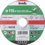 KWB rezna ploca, inox, 115x1,0 (49712111)