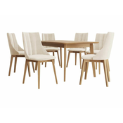 jedilnica set Racine 139 76x80x140cm