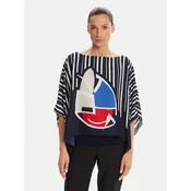Joseph Ribkoff Bluza 251180 Mornarsko modra Relaxed Fit