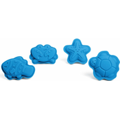 Bigjigs Toys Silikonski kalupi Modri ocean