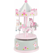 Small foot Majhna škatla za igranje z nogami Hobby Carousel Pink