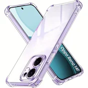 Overboard Ovitek za Oppo Reno 14 F/14 FS, odporen proti padcem, prozoren