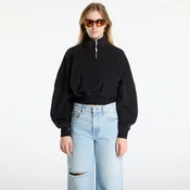 Mikina Jordan Flight Fleece Womens Quarter-Zip Top Black/ Black XL