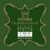 E-struna za violino 3/4 Goldbrokat Premium brass-coated Optima