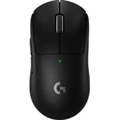 Logitech G PRO X SUPERLIGHT 2 LIGHTSPEED - brezžična igralna miška, črna