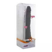 Klasičan crni silikonski vibrator SEVCR01399