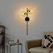 Opviq Zidna lampa Benek-15-14414, 35x25x72cm, IP20, Crna