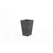 Pooltrend Vrtni lonec za balkon SCALEO 60x37x37 kraljevsko siv tehnoratan Homms