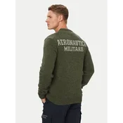 Aeronautica Militare Pulover 262MA1645UL00924 Khaki Regular Fit