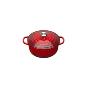 Pečica Le Creuset 21177200602430, 2.4 L, livno železo, rdeča