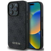 Guess GUHCP16LG4GFGR iPhone 16 Pro black HC PU 4G Classic (GUHCP16LG4GFGR)
