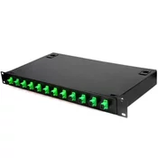 EXESHOP Opticki patch panel ExeLink sa 12 konektora SC/APC za rek orman