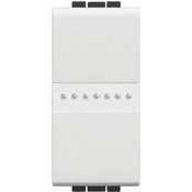 AKSIALNO KRIŽNO STIKALO 1P/16A/250V 1M BELO N4054