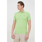 Polo majica La Martina za muškarce, boja: zelena, jednobojni model