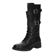 STEVE MADDEN Škornji z vezalkami Zoey črna