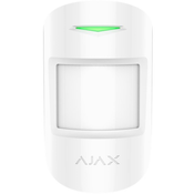 Napredni detektor AJAX MotionProtect Plus s podporo za preverjanje fotografije alarma, bel [8227]