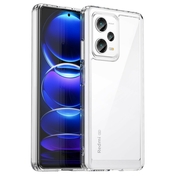 Hibridna maska Frame Shield za Xiaomi Redmi Note 12 Pro Plus - prozirna