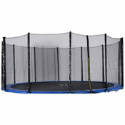 TooMuch zaščitna mreža za trampolin 488 cm (16 FT), 6 nog/12 palic, brez konstrukcije - 3831119106584