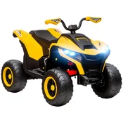 AIYAPLAY AIYAPLAY Električni štirikolesnik za otroke, 12V električni otroški štirikolesnik z 2 motorjema, 3–6 km/h, rumen, (5000238613)