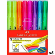 Set Fluorescentnih Markera Faber-Castell Textliner 38 5 kom.