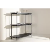 Venture Design Polica 40x120x120 cm Črna