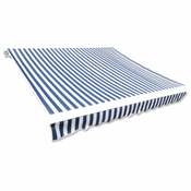 Platno za tendu plavo-bijelo 3,5 x 2,5 m