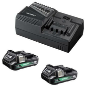 Hikoki UC18YFSL-WFZ Set 2 x BSL1820M 18V 2,0 Ah + UC18YFSL punjac