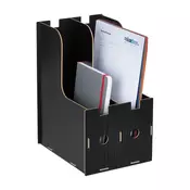 Northix Organizator za dokumente A4 2 predelka stabilno stojalo