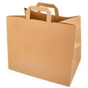 Papstar Papirnate vrecice s ravnom ruckom 26 x 17 x 25 cm 50 kom.