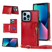 Ovitek z denarnico in trakom Lokass za iPhone 14 Pro Max