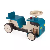 Wooden ride-on tractor