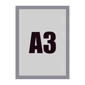 Magnetni okvir A3 (srebrn)