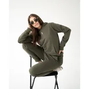 Innovation X Ženski Duks Sa Kapuljacom - Maslinasti