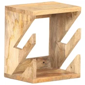 Vidaxl Stensko držalo za rolke 25x20x30 cm trden mangov les