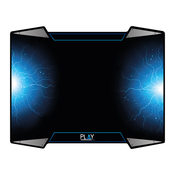 Podloga za miško EWENT PLAY Gaming, Blue Lightning