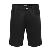 Only & Sons Kavbojke ONSEdge črn denim