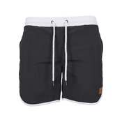 Urban Classics Kratke kopalne hlače, črna