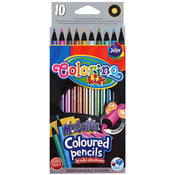 Olovke u boji Colorino Kids - metalik, 10 boja