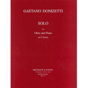 DONIZETTI:SOLO FOR OBOE AND PIANO IN F MINOR