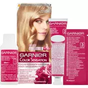 GARNIER Color Sensation barva za lase odtenek 8.0 Bright Light Blond 4 pcs